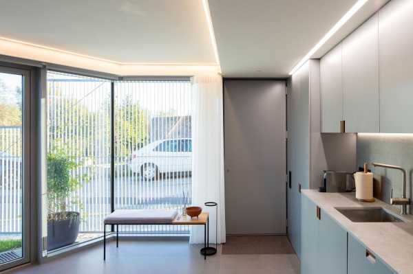 Инновационный бетонный дом с компактным пространством